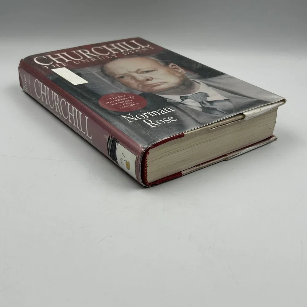 Churchill The Unruly Giant 1st Edition Good ++ by Norman Rose 1995 VTG READ